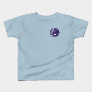 Small Cat on Blue Kids T-Shirt